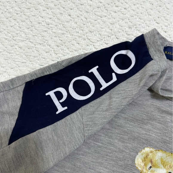 Polo Bear by Ralph Lauren Gray T-Shirt Size Medium - Picture 3 of 6